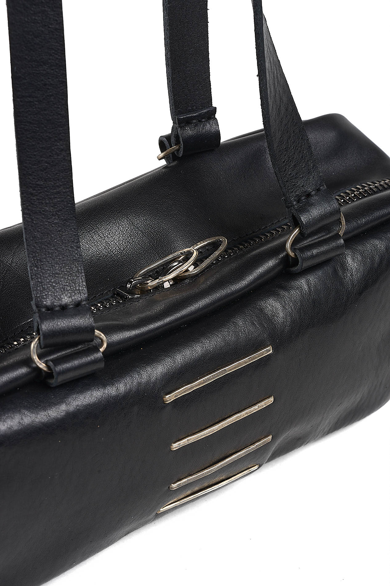 daniele basta leather and silver bags - DETAIL